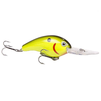 Strike King Pro Model 3XD Series Crankbaits - Black Back Chartreuse