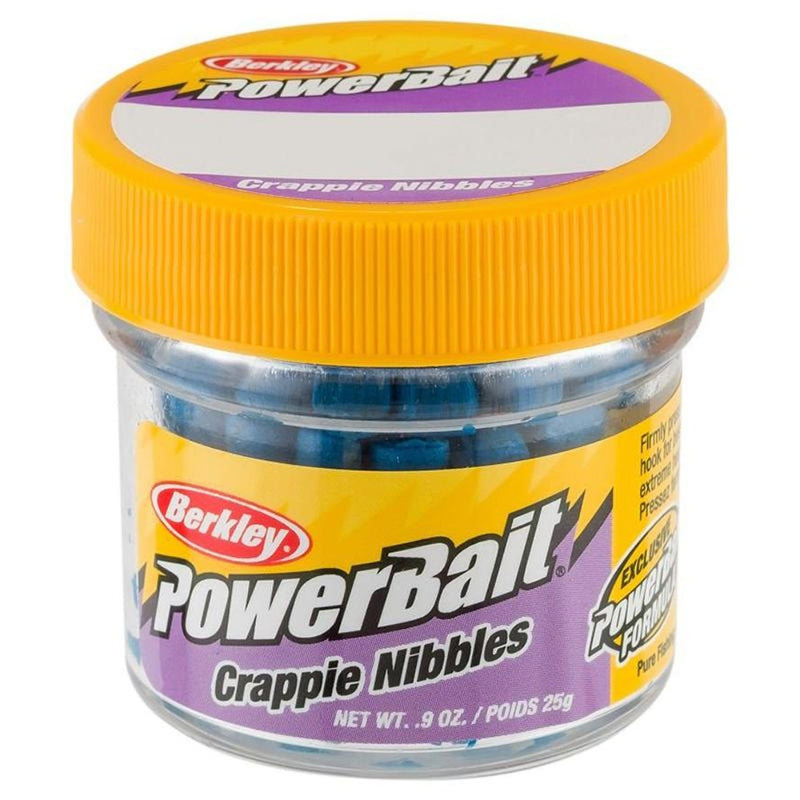 Load image into Gallery viewer, Berkley Powerbait Crappie Nibbles - Blue Neon
