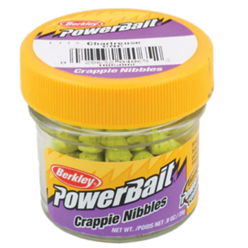 Load image into Gallery viewer, Berkley Powerbait Crappie Nibbles - Chartreuse
