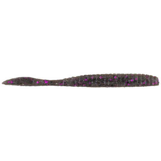 Berkley Powerbait Maxscent Flat Worms - Smoke Purple Black