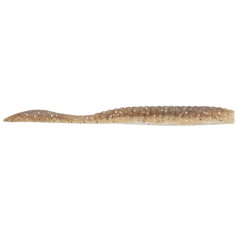 Load image into Gallery viewer, Berkley Powerbait Maxscent Flat Worms - Brown Back
