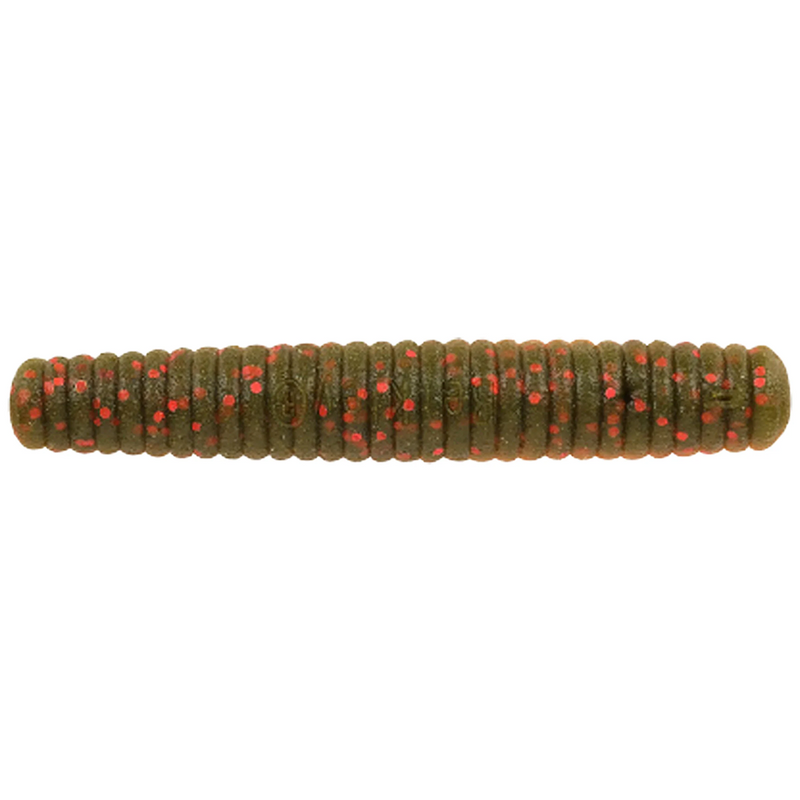 Load image into Gallery viewer, Berkley Powerbait Maxscent Lil&#39; General Worms Watermelon Copper - Orange with Red
