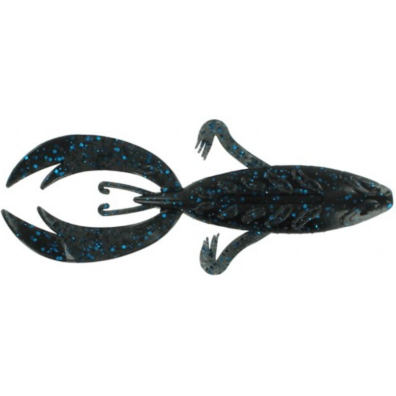 Load image into Gallery viewer, Big Bite Baits Fighting Frog - Blue Black Flake
