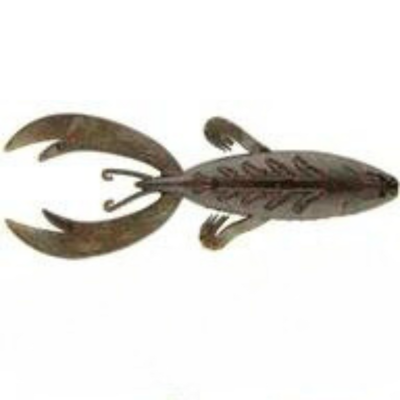 Load image into Gallery viewer, Big Bite Baits Fighting Frog - Green Pumpkin Purple Copper
