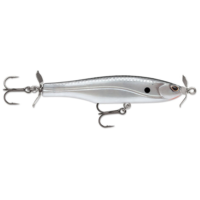 Load image into Gallery viewer, Storm Arashi Spinbait Lures - Black Silver Shad
