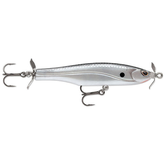 Storm Arashi Spinbait Lures - Black Silver Shad