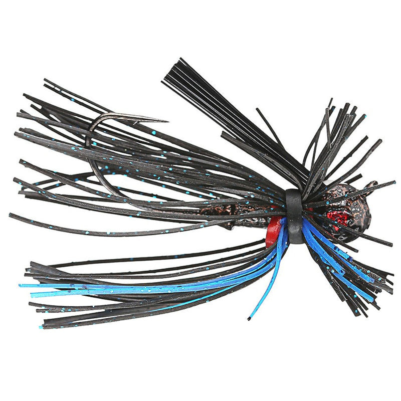 Load image into Gallery viewer, Jewel Heavy Cover Finesse Football Jigs - Black Blue
