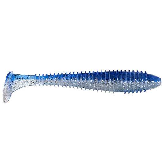 Keitech Swing Impact FAT Swimbait 2.8" - Black Blue Herring