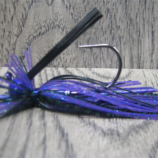 Brazalo Custom Finesse Jigs - Junebug