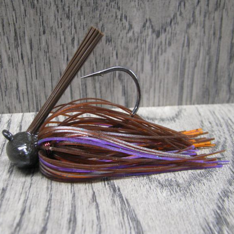 Load image into Gallery viewer, Brazalo Custom Lures Football Head Jigs - Alberts Craw
