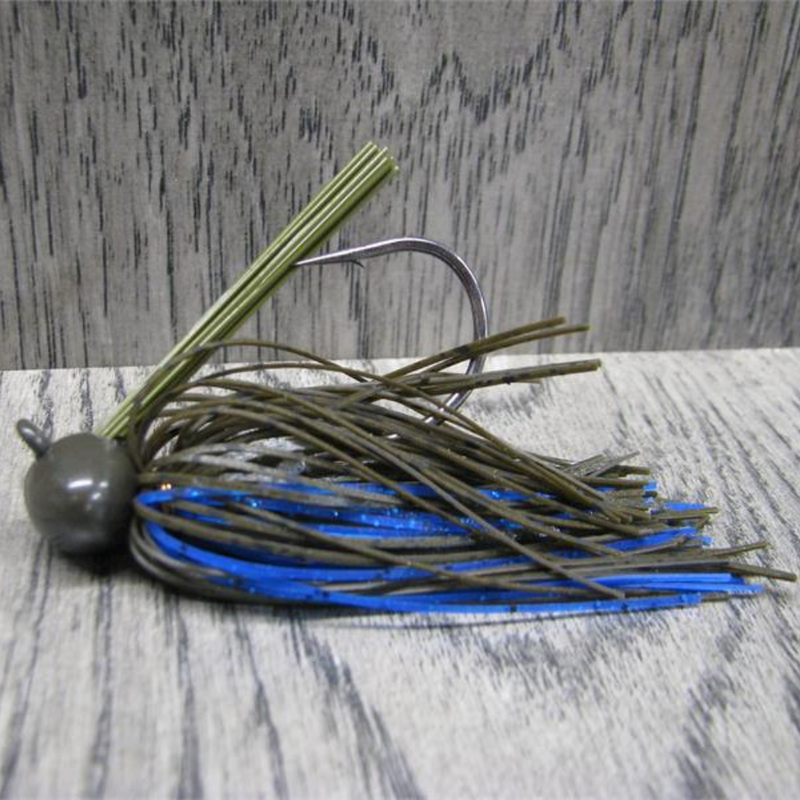 Load image into Gallery viewer, Brazalo Custom Lures Football Head Jigs - Okechobee Craw
