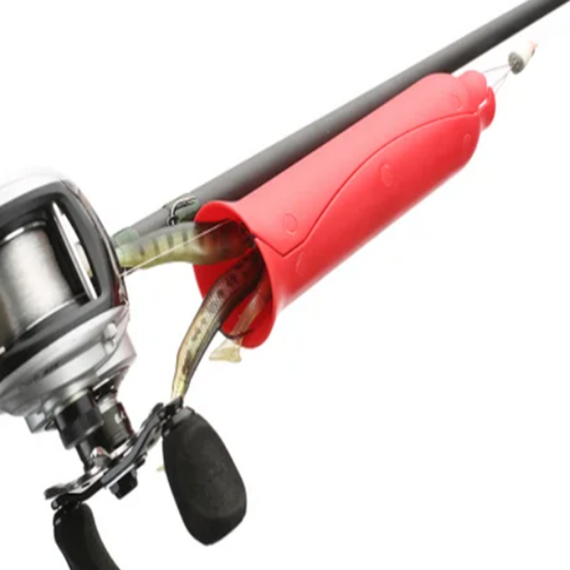 Load image into Gallery viewer, C2C Fishing A Rig Rangler - Red on a rod
