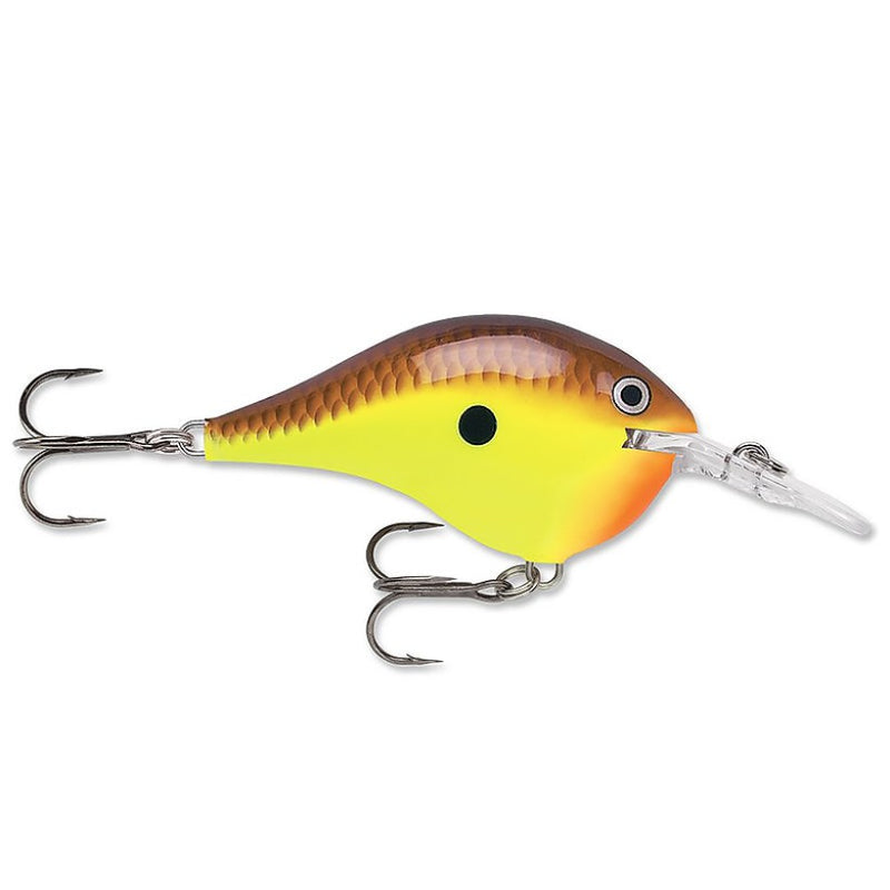 Load image into Gallery viewer, Rapala DT (Dives-To) Series Crankbaits - Chartreuse Brown
