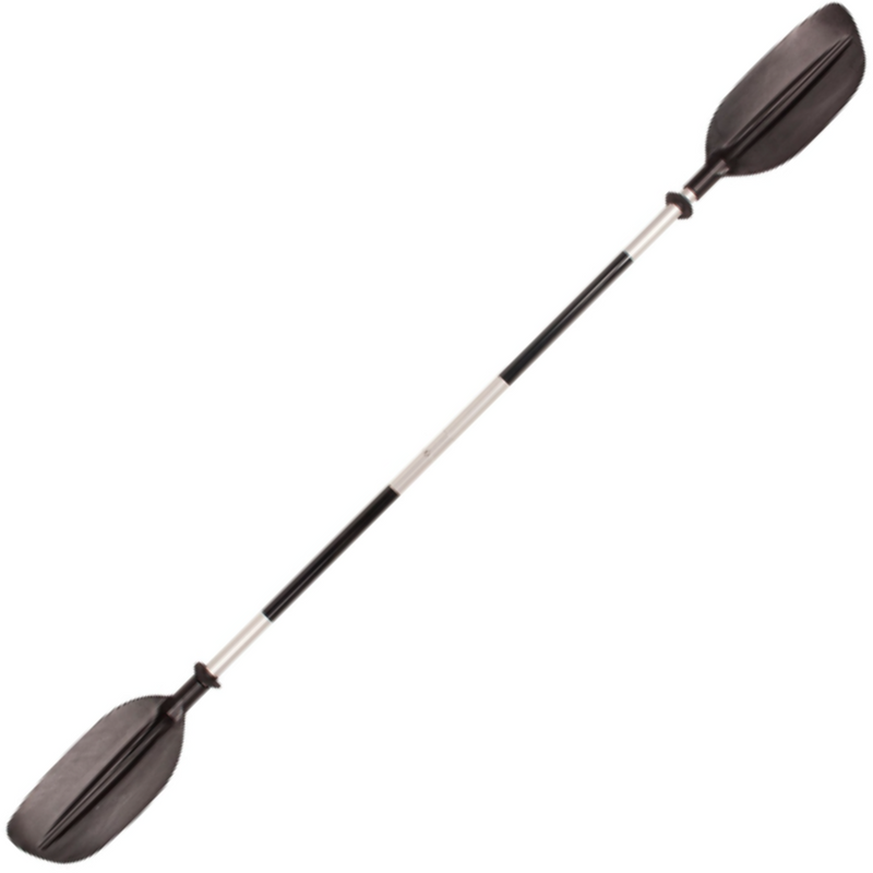 Load image into Gallery viewer, Carlisle Paddle Gear Day Tripper Kayak Paddle - 2pc - Black and Silver
