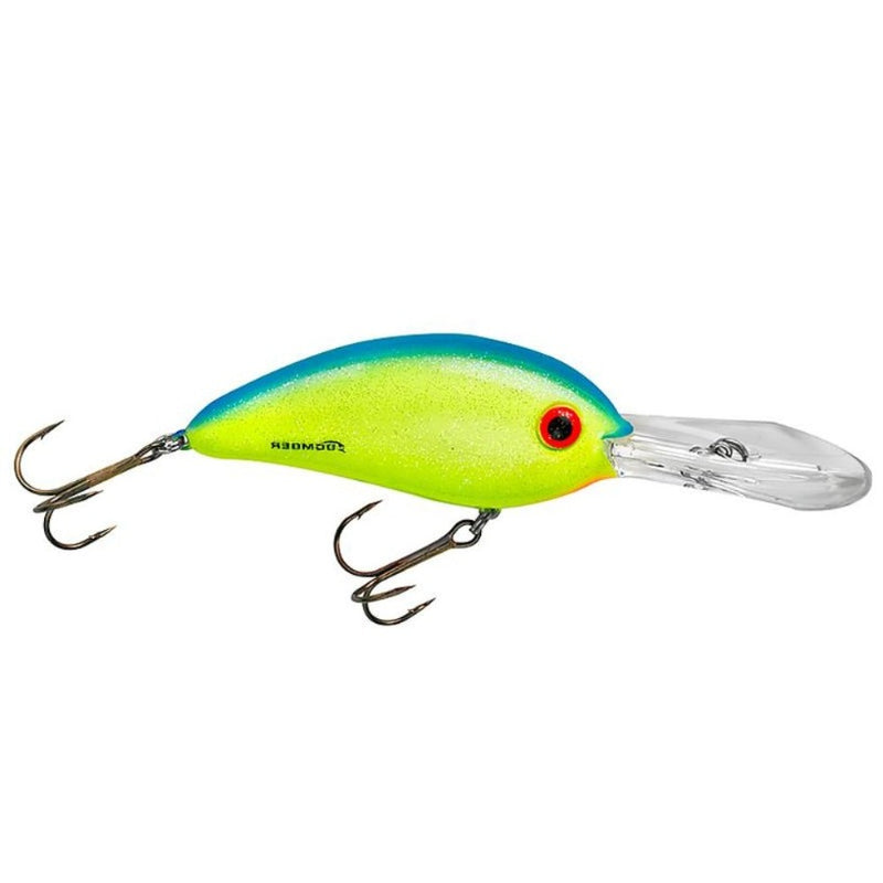 Load image into Gallery viewer, Bomber Lures Fat Free Shad BD7F Crankbaits - Chartreuse Blue Sparkle
