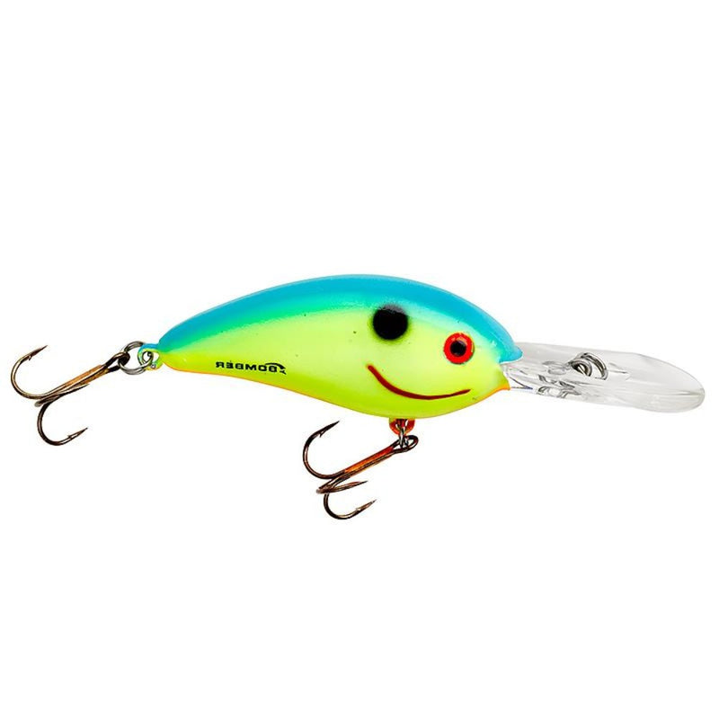 Load image into Gallery viewer, Bomber Lures Fat Free Shad Jr. BD6F Crankbait - Charteuse Blues
