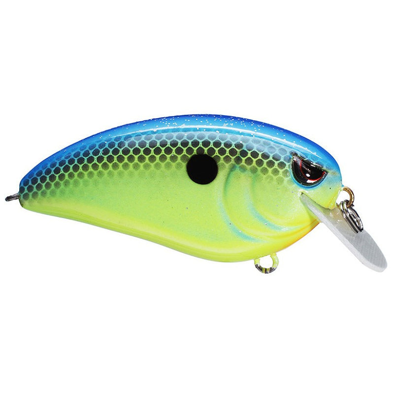 Load image into Gallery viewer, Spro Fat John Crankbait - Chartreuse Blue
