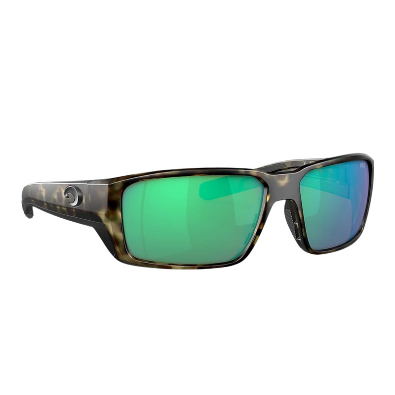 Load image into Gallery viewer, Costa Fantail Pro Sunglasses - Matte Wetlands and Green Mirror Lenses
