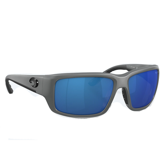 Costa Fantail Sunglasses Gray Frames with Blue Lens