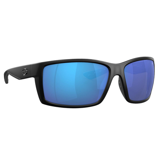 Costa Reefton Sunglasses - Blackout Frames with Blue Mirror Lens