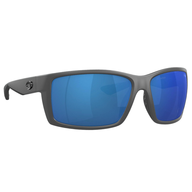 Load image into Gallery viewer, Costa Reefton Sunglasses - Matte Gray Frames with Blue Mirror Lens
