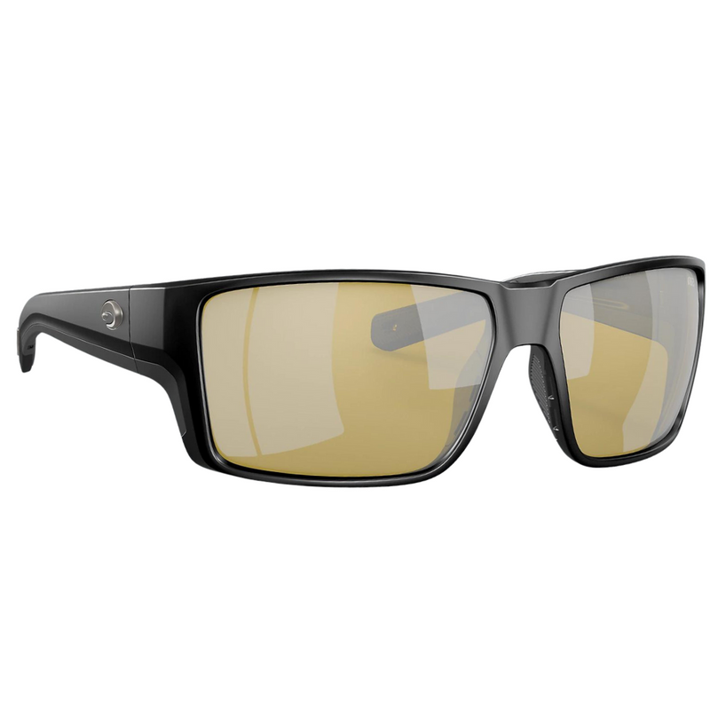 Load image into Gallery viewer, Costa Reefton Sunglasses - Reefton Pros Matte Black Frames with Sunrise Silver Mirror Lens
