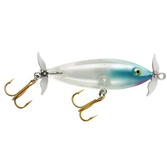 Cotton Cordell Crazy Shad Topwater Baits Clear Blue Nose