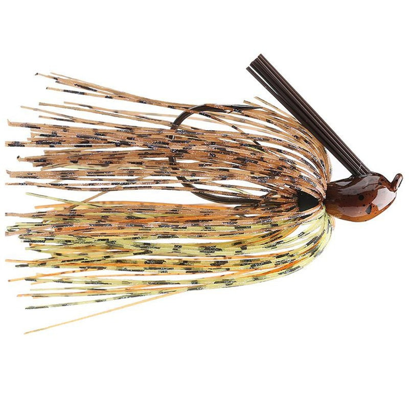 Load image into Gallery viewer, Dirty-Jigs-Luke-Clausen-Compact-Pitchin-Jig-Brown-Craw
