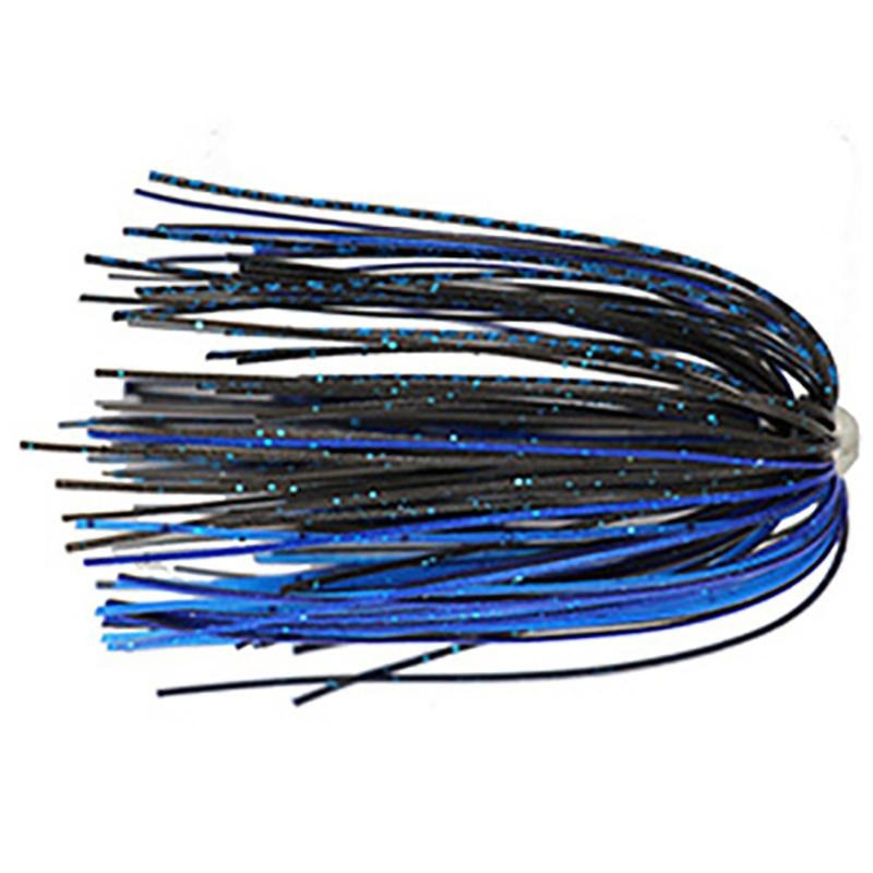 Load image into Gallery viewer, Dirty Jigs Punchin&#39; Jig Skirts Black n Blue
