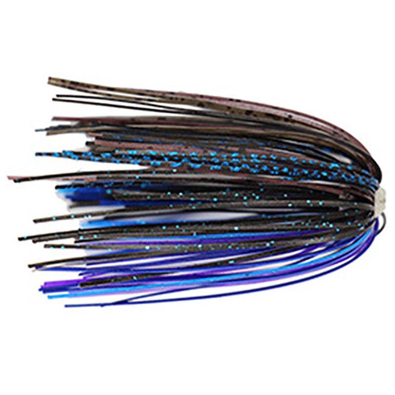 Load image into Gallery viewer, Dirty Jigs Punchin&#39; Jig Skirts Blackened Blue
