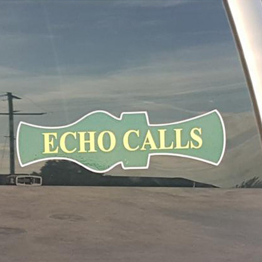 Echo Calls Decals on Window