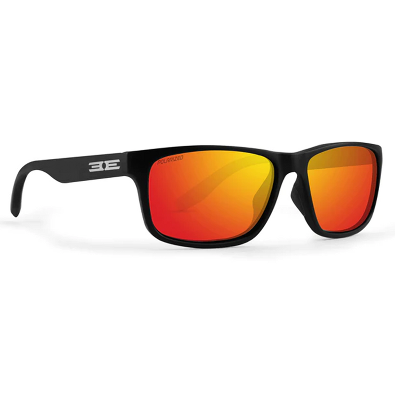 Load image into Gallery viewer, Epoch Delta Sunglasses Black Frames and Orange Polarized Lens
