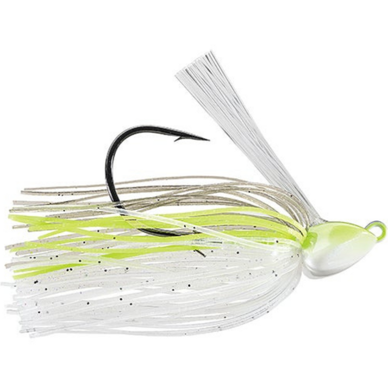 Load image into Gallery viewer, Evergreen Grass Ripper Swim Jigs - Chartreuse Shad
