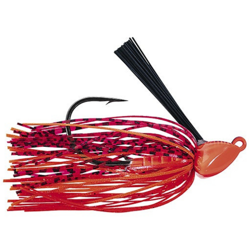 Load image into Gallery viewer, Evergreen Grass Ripper Swim Jigs - Fire Craw
