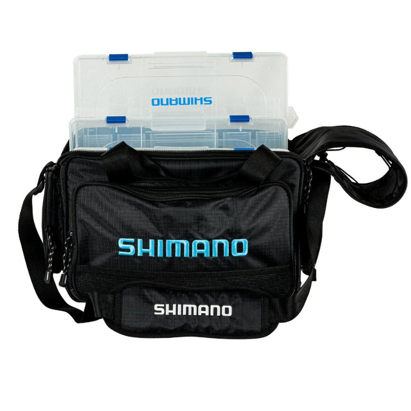 Load image into Gallery viewer, Shimano Baltica Tackle Bag - Black
