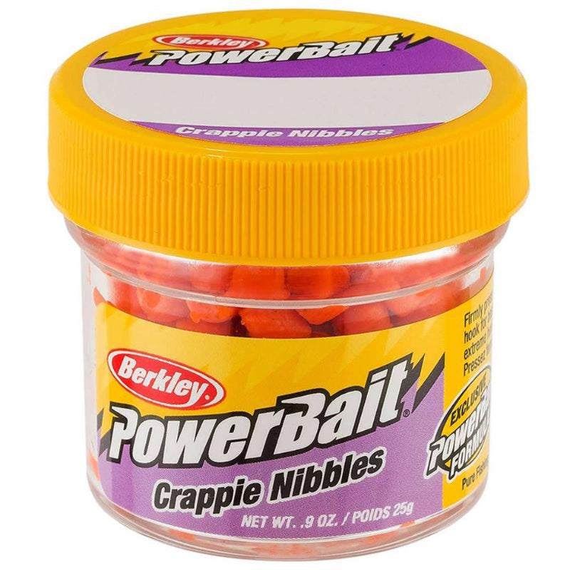 Load image into Gallery viewer, Berkley Powerbait Crappie Nibbles - Fluorescent Orange
