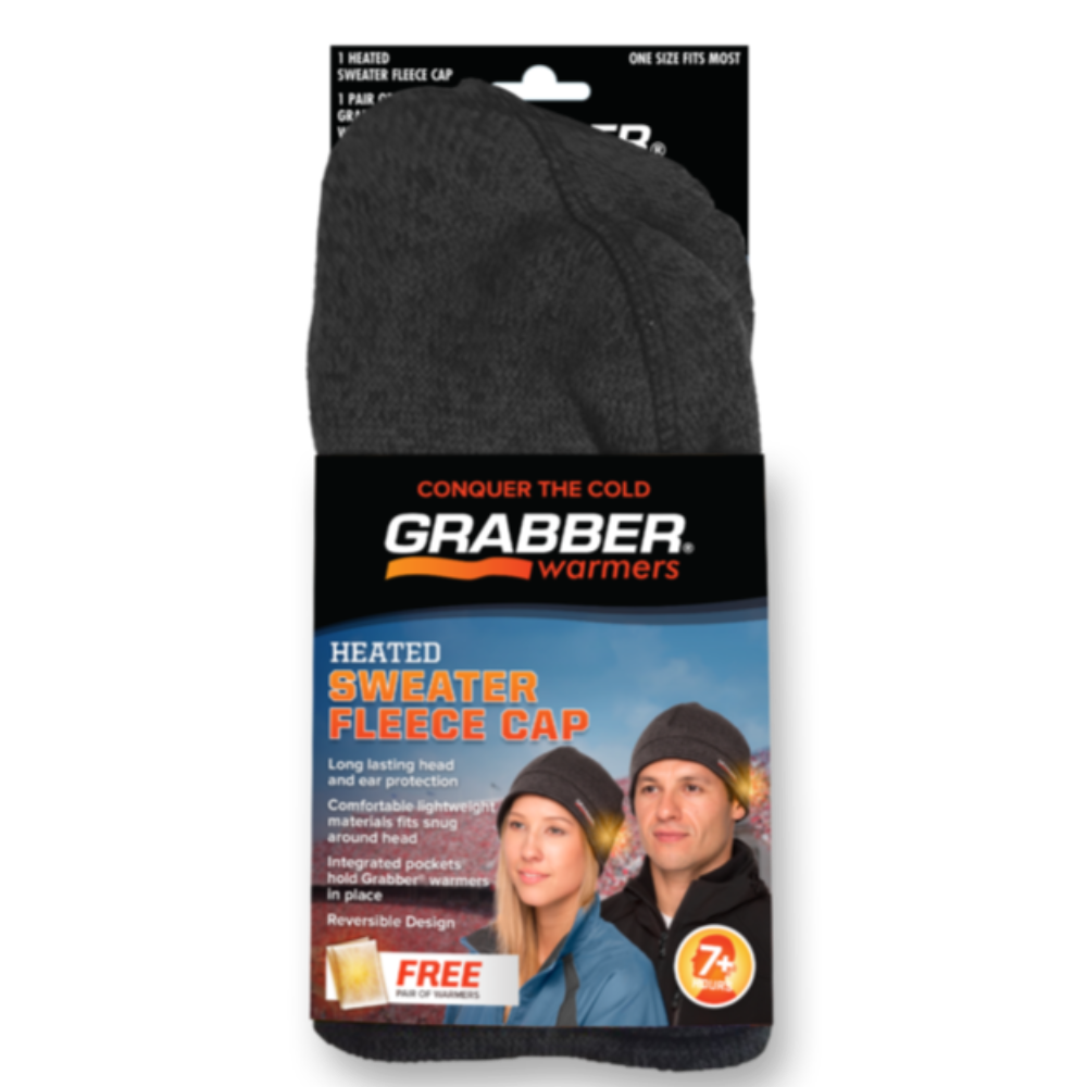 Grabber Sweater Fleece Heated Cap