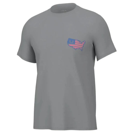 Huk American Huk T-Shirt - Harbor Mist