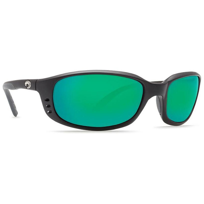 Costa Del Mar Brine Sunglasses Matte Black Green Mirror