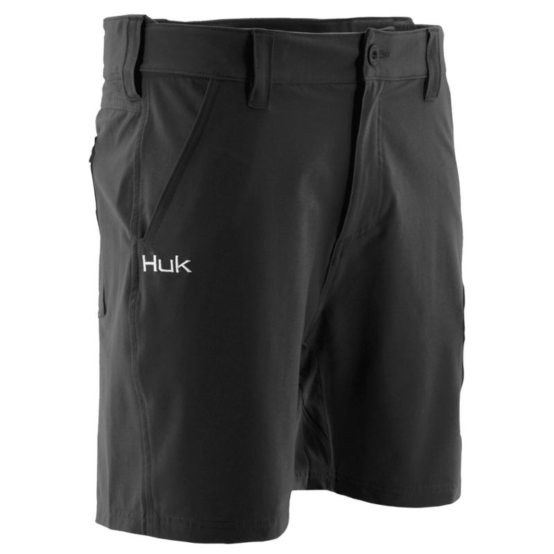 Load image into Gallery viewer, Huk Next Level 7&quot; Shorts - Black
