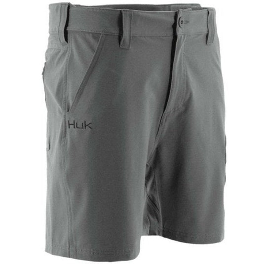 Huk Next Level 7" Shorts - Charcoal Gray