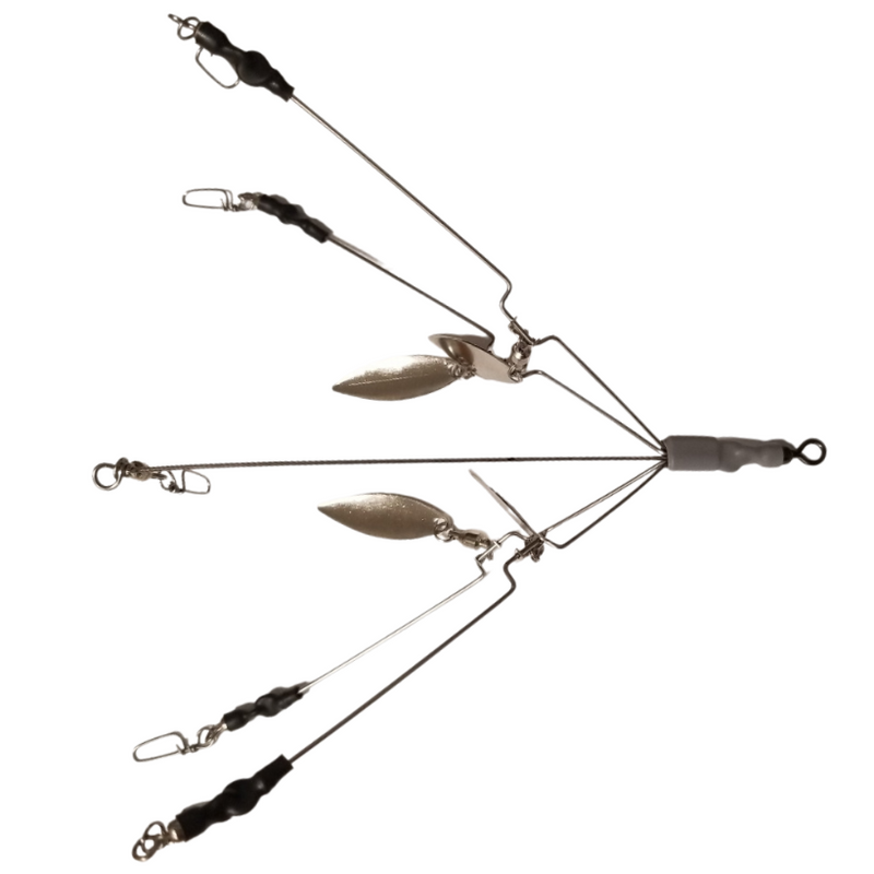 Load image into Gallery viewer, J &amp; H Tackle Finesse Reduced Tangle Swim N Frenzy A-Rig - 5 Arm
