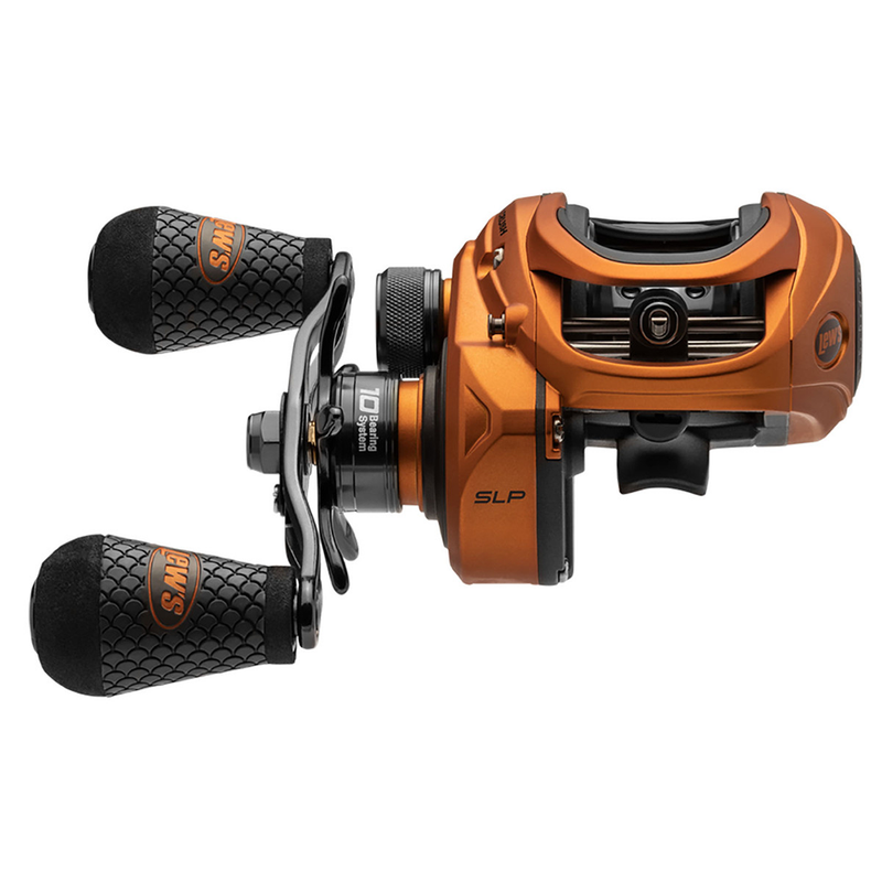 Load image into Gallery viewer, Lew&#39;s Mach Crush SLP Casting Reels Front View
