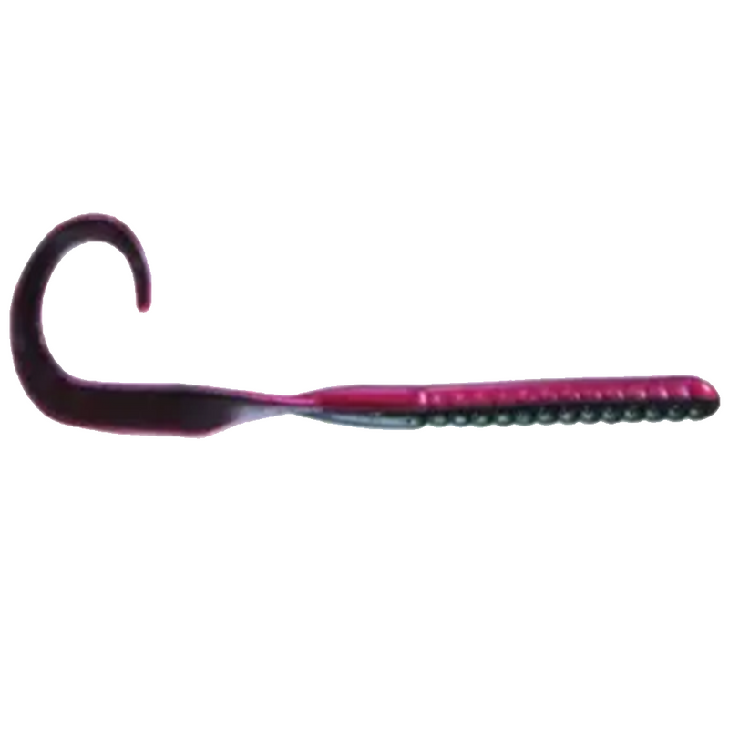 Load image into Gallery viewer, Luck E Strike HCL Worms - Red Black Shad
