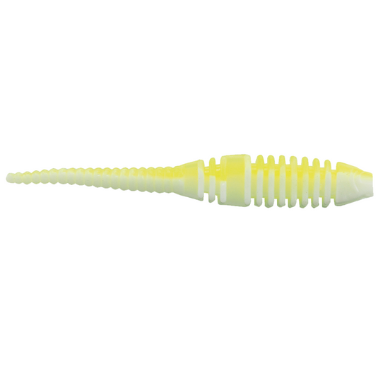 Luck E Strike Sickle Tail Jigs - Lemon Meringue