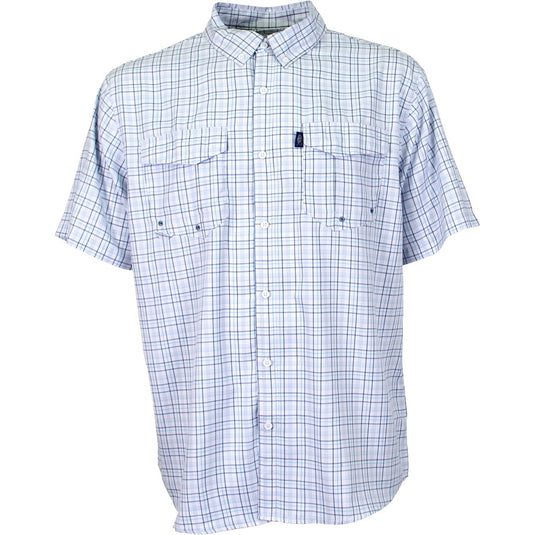 Aftco Intersection SS Button Down Shirts Sky Blue