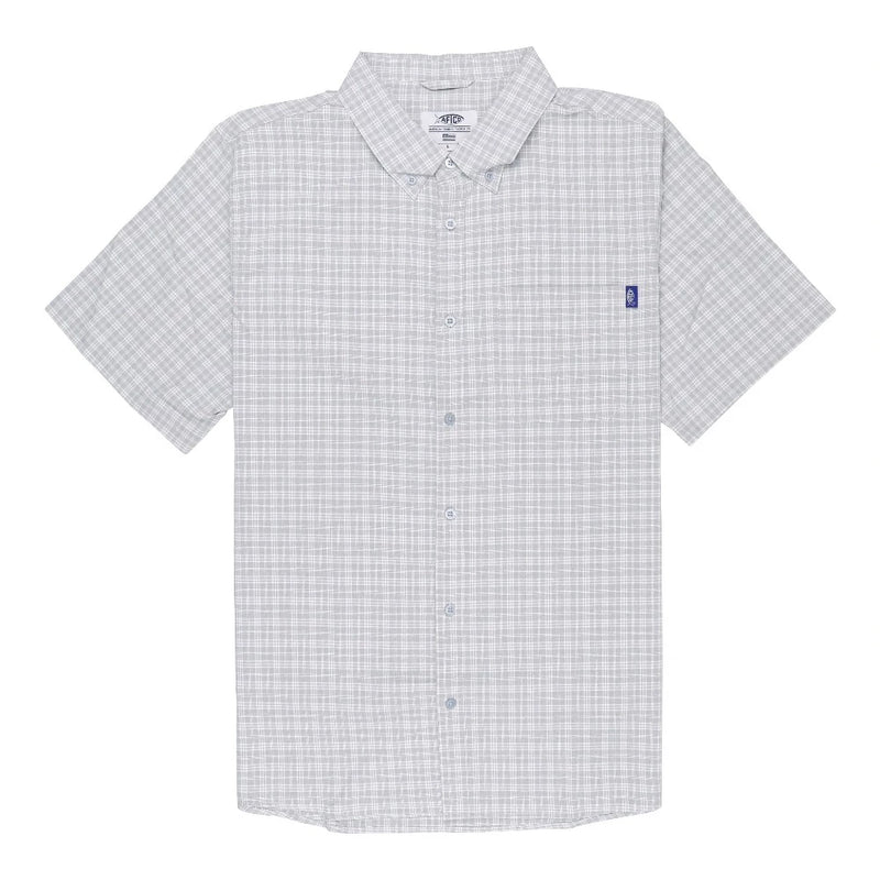 Load image into Gallery viewer, Dorsal Short Sleeve Button Down Shirts Grey Heather
