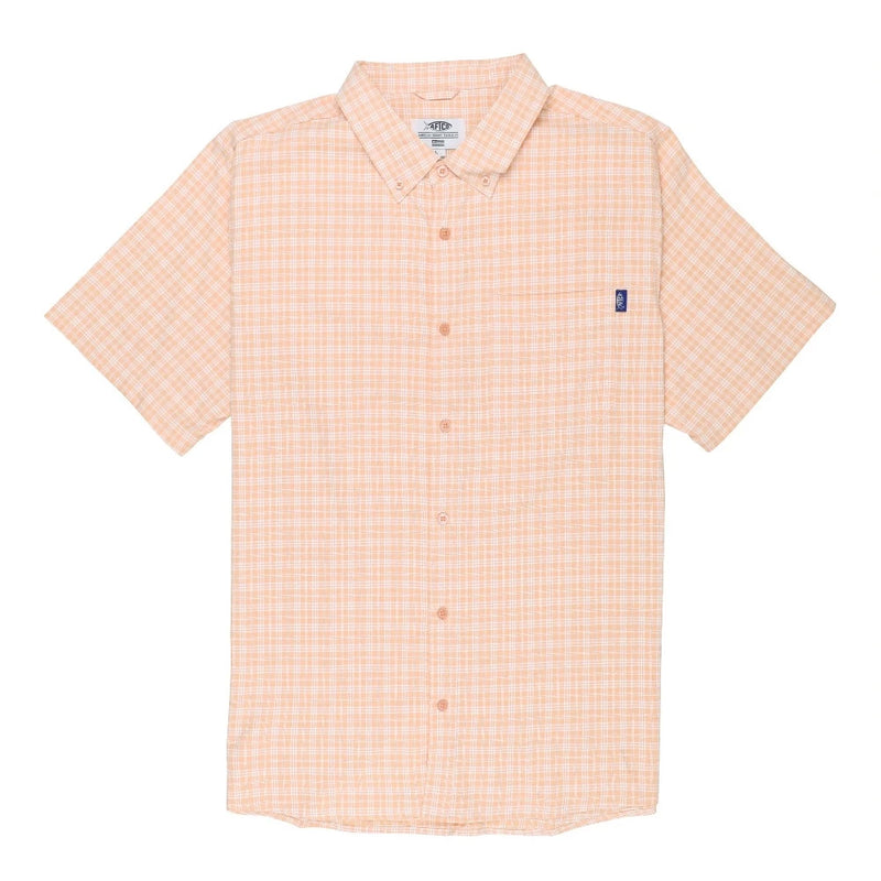 Load image into Gallery viewer, Dorsal Short Sleeve Button Down Shirts Melon Heather
