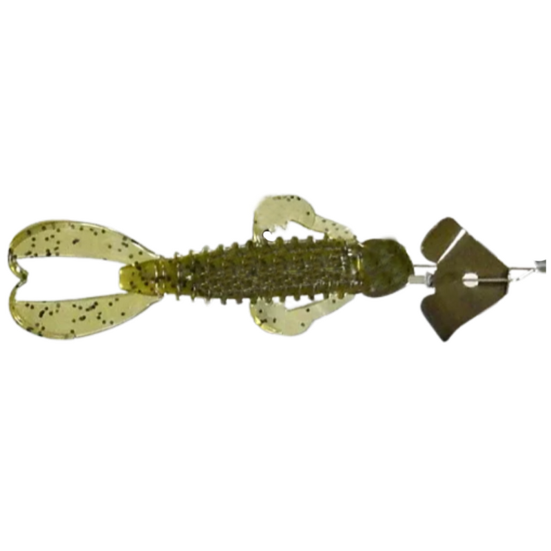 Load image into Gallery viewer, Motivated Bait Revelation Buzzbaits - Green Pumpkin with Green Pumpkin Blade
