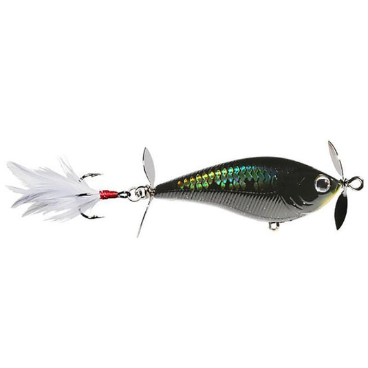 Lucky Craft Kelly J Topwater Prop Lure - MS Black